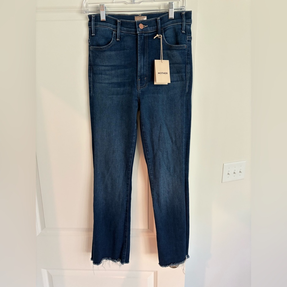 MOTHER Women's “The Hustler” Ankle Fray Jeans size 27
